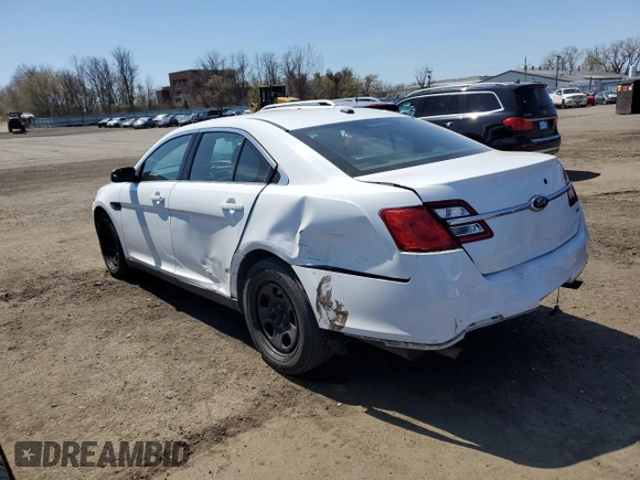 2014 Ford Police Interceptor with VIN 1FAHP2MK1EG124336, listed as a Copart auction lot 53549225 with 117,319 mi miles and Salvage title. Bid and sale history available at DreamBid. Image 2.