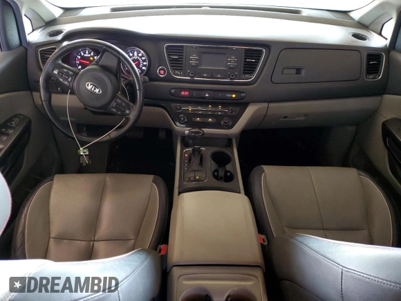 2016 Kia Sedona LX with VIN KNDMB5C18G6209457, listed as a Copart auction lot 47662095 with 67,274 mi miles and Salvage Title. Bid and sale history available at carsss.com. Image 8.