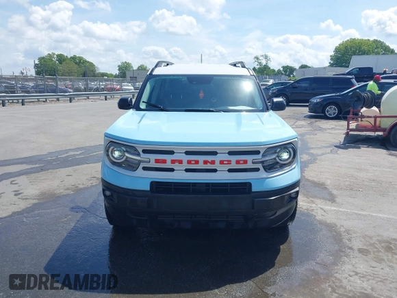 2023 Ford Bronco Sport Heritage with VIN 3FMCR9G63PRE21640, listed as a IAAI auction lot 42057428 with 29,628 mi miles and . Bid and sale history available at DreamBid. Image 12.
