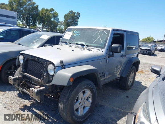 2017 Jeep Wrangler Sport with VIN 1C4GJWAG0HL621498, listed as a IAAI auction lot 42494667 with 92,284 mi miles and . Bid and sale history available at DreamBid. Image 20.