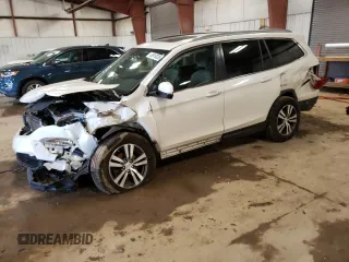 2016 Honda Pilot EX-L z VIN 5FNYF6H54GB026441, wystawiony jako Copart lot #55919035 z przebiegiem Nie podano mil oraz Czysty tytuł • Clean title. Historia ofert i sprzedaży dostępna na DreamBid. Obrazek 1.