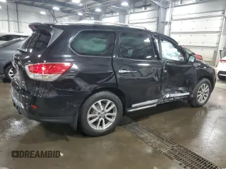 2016 Nissan Pathfinder Platinum with VIN 5N1AR2MM8GC613054, listed as a Copart auction lot 50404095 with 160,633 mi miles and Salvage Title. Bid and sale history available at carsss.com. Image 3.