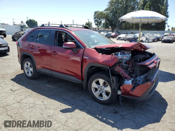 2019 Toyota RAV4 Hybrid XLE with VIN 2T3RWRFV4KW041887, listed as a Copart auction lot 69224734 with 175,535 mi miles and Salvage Title. Bid and sale history available at carsss.com. Image 4.