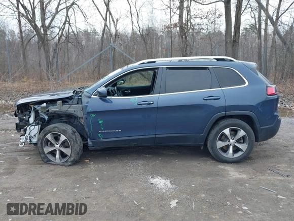 2021 Jeep Cherokee Limited with VIN 1C4PJMDX7MD185723, listed as a IAAI auction lot 42006135 with 41,614 mi miles and . Bid and sale history available at DreamBid. Image 14.