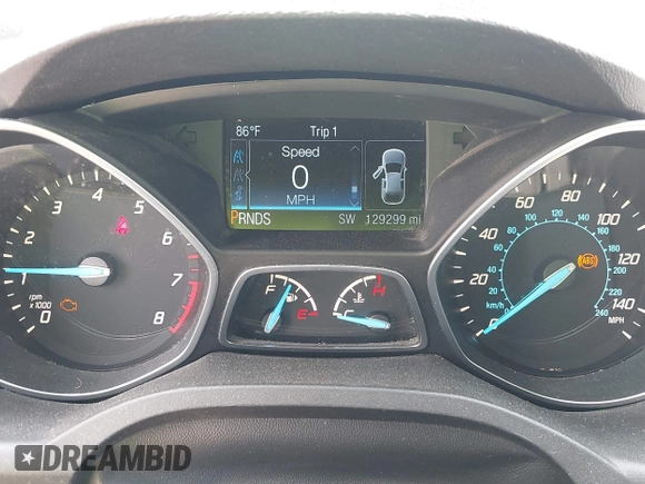 2016 Ford Escape S with VIN 1FMCU0F71GUB58156, listed as a IAAI auction lot 42050645 with 129,299 mi miles. Bid and sale history available at carsss.com. Image 7.