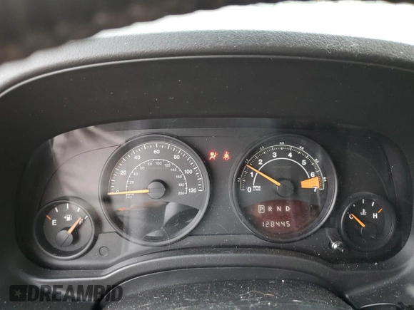 2017 Jeep Compass Sport SE with VIN 1C4NJDBB3HD101563, listed as a Copart auction lot 57853295 with 128,445 mi miles and Salvage title. Bid and sale history available at DreamBid. Image 9.