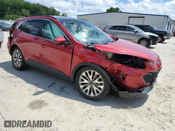2020 Ford Escape Titanium Hybrid z VIN 1FMCU0DZ3LUC38525, wystawiony jako Copart lot #61967645 z przebiegiem 50 022 mil mil oraz Szkoda całkowita • Salvage title. Historia ofert i sprzedaży dostępna na DreamBid. Obrazek 4.