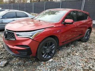 2021 Acura RDX w/A-Spec Package with VIN 5J8TC2H6XML046482, listed as a Copart auction lot 81801204 with 64,296 mi miles and Salvage Title. Bid and sale history available at carsss.com. Image 1.