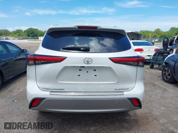 2023 Toyota Highlander L with VIN 5TDKDRAH3PS044054, listed as a IAAI auction lot 42464813 with 38,681 mi miles and . Bid and sale history available at DreamBid. Image 17.