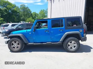 2015 Jeep Wrangler Unlimited Sport with VIN 1C4BJWDG2FL509773, listed as a IAAI auction lot 42753729 with 156,330 mi miles and . Bid and sale history available at DreamBid. Image 15.