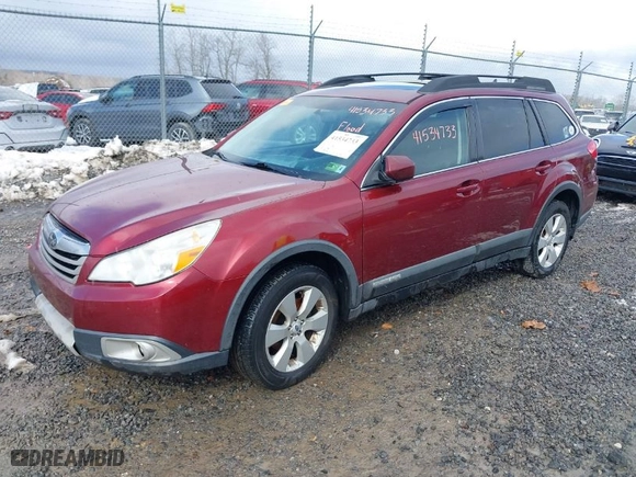 2012 Subaru Outback 2.5i Limited with VIN 4S4BRCKC1C3268934, listed as a IAAI auction lot 41534733 with 173,849 mi miles. Bid and sale history available at carsss.com. Image 2.