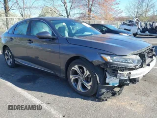 2018 Honda Accord EX-L z VIN 1HGCV1F50JA085250, wystawiony jako IAAI lot #42051910 z przebiegiem 66 822 mil mil oraz . Historia ofert i sprzedaży dostępna na DreamBid. Obrazek 1.