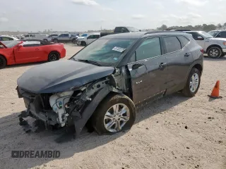 2021 Chevrolet Blazer LT with VIN 3GNKBCRS6MS512294, listed as a Copart auction lot 57332275 with 45,564 mi miles and Salvage title. Bid and sale history available at DreamBid. Image 1.
