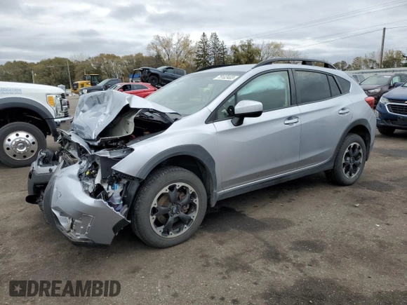 2021 Subaru Crosstrek Premium z VIN JF2GTAPC9M8201920, wystawiony jako Copart lot #75102403 z przebiegiem 47 351 mil mil oraz Nie do naprawy • Non repairable. Historia ofert i sprzedaży dostępna na DreamBid. Obrazek 1.