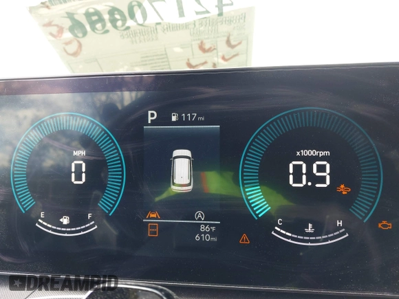 2025 Hyundai Santa Fe SEL z VIN 5NMP24GL6SH108447, wystawiony jako IAAI lot #42170601 z przebiegiem 610 mil mil oraz . Historia ofert i sprzedaży dostępna na DreamBid. Obrazek 7.