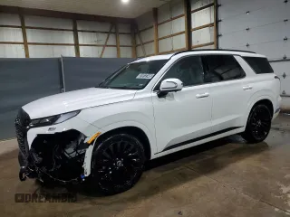 2024 Hyundai Palisade Calligraphy z VIN KM8R7DGE0RU709816, wystawiony jako Copart lot #51912145 z przebiegiem 30 396 mil mil oraz Czysty tytuł • Clean title. Historia ofert i sprzedaży dostępna na DreamBid. Obrazek 1.