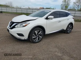 2015 Nissan Murano S with VIN 5N1AZ2MHXFN271306, listed as a Copart auction lot 56592185 with 114,565 mi miles and Salvage title. Bid and sale history available at DreamBid. Image 1.