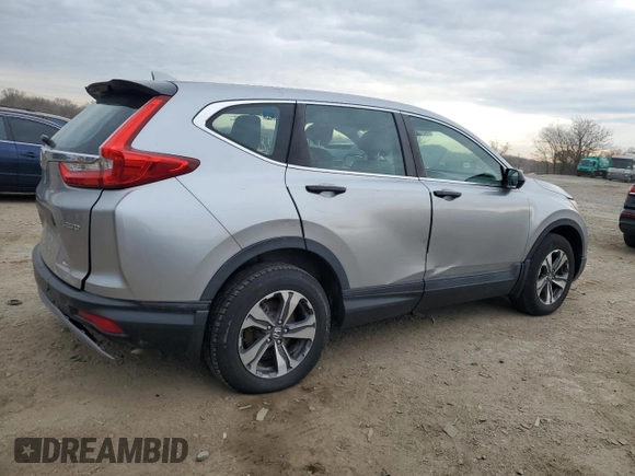 2017 Honda CR-V LX with VIN 2HKRW6H39HH217326, listed as a Copart auction lot 51099215 with 235,387 mi miles and Salvage Title. Bid and sale history available at carsss.com. Image 3.