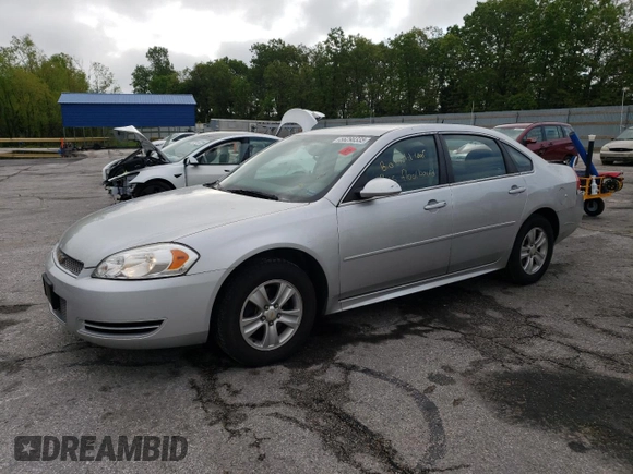 2015 Chevrolet Impala LS with VIN 2G1WA5E32F1123103, listed as a Copart auction lot 56298335 with 176,800 mi miles and Salvage title. Bid and sale history available at DreamBid. Image 1.