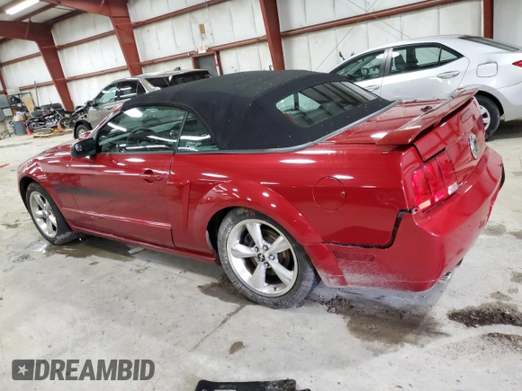 2008 Ford Mustang GT Deluxe with VIN 1ZVHT85HX85185712, listed as a Copart auction lot 52283715 with 136,630 mi miles and Salvage Title. Bid and sale history available at DreamBid. Image 2.