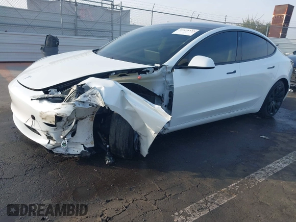 2021 Tesla Model 3 Long Range with VIN 5YJ3E1EB0MF009965, listed as a IAAI auction lot 41478233 with 31,713 mi miles and . Bid and sale history available at DreamBid. Image 23.