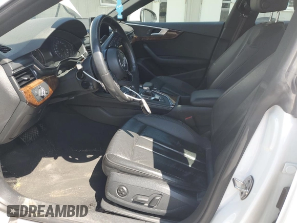 2019 Audi A5 Sportback Premium with VIN WAUANCF58KA063917, listed as a Copart auction lot 54662925 with 120,545 mi miles and Salvage title. Bid and sale history available at DreamBid. Image 7.