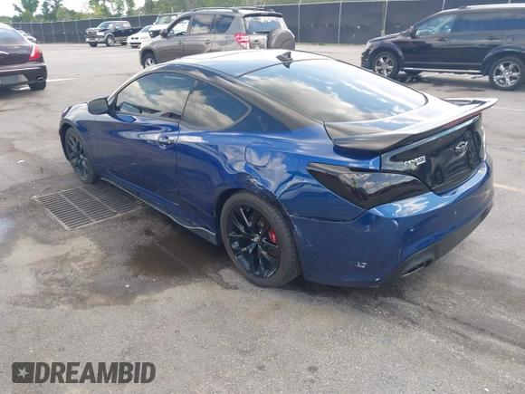 2015 Hyundai Genesis Coupe 3.8L Base with VIN KMHHU6KJ2FU123585, listed as a IAAI auction lot 42437976 with 88,121 mi miles and . Bid and sale history available at DreamBid. Image 3.