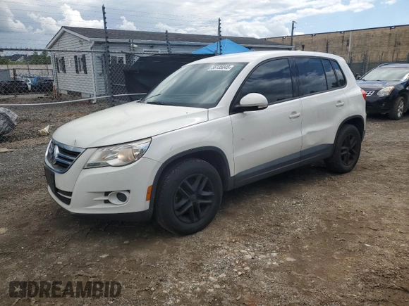 2011 Volkswagen Tiguan SEL w/Premium Navi with VIN WVGAV7AX6BW521178, listed as a Copart auction lot 56135045 with 155,438 mi miles and Clean title. Bid and sale history available at DreamBid. Image 1.