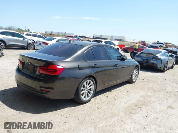 2017 BMW 3 Series 320i with VIN WBA8E1G53HNU13716, listed as a IAAI auction lot 42020354 with 59,308 mi miles. Bid and sale history available at carsss.com. Image 4.