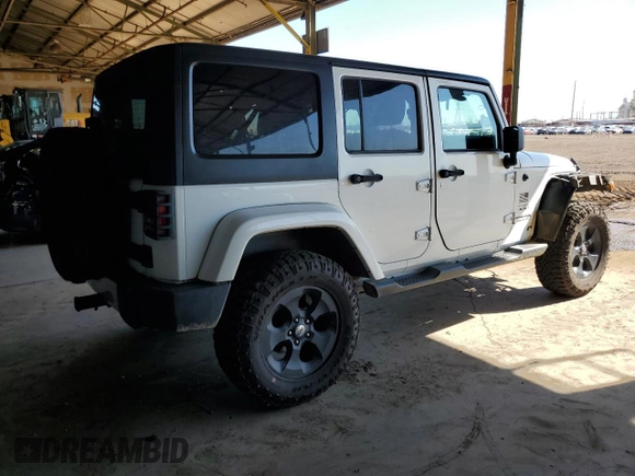 2018 Jeep Wrangler JK Unlimited Sahara with VIN 1C4HJWEG8JL938031, listed as a Copart auction lot 69769394 with 80,417 mi miles and Salvage Title. Bid and sale history available at carsss.com. Image 3.