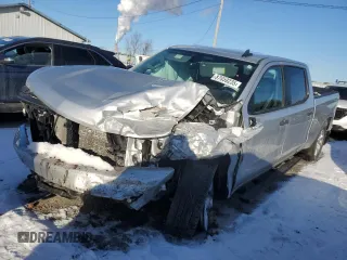 2021 Chevrolet Silverado 1500 Custom with VIN 1GCUYBEF4MZ111977, listed as a Copart auction lot 87859235 with Not Provided miles and Salvage Title. Bid and sale history available at DreamBid. Image 1.