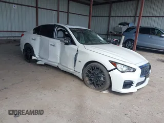 2017 Infiniti Q50 3.0t Premium with VIN JN1EV7AR8HM839303, listed as a IAAI auction lot 41783123 with 53,547 mi miles. Bid and sale history available at carsss.com. Image 1.