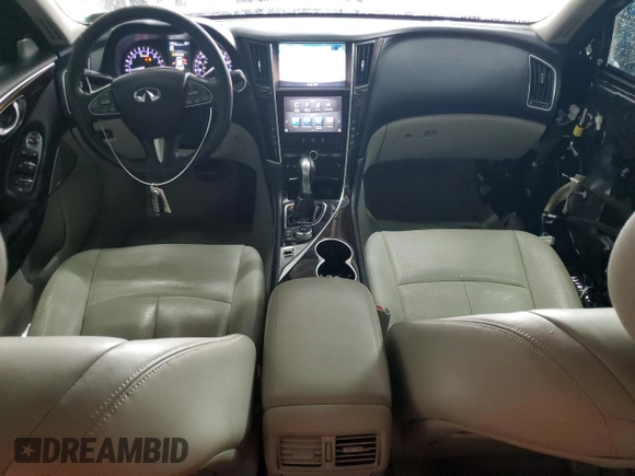 2017 Infiniti Q50 Signature Edition z VIN JN1EV7AR4HM834373, wystawiony jako Copart lot #56761575 z przebiegiem 44 333 mil mil oraz Szkoda całkowita • Salvage title. Historia ofert i sprzedaży dostępna na DreamBid. Obrazek 8.