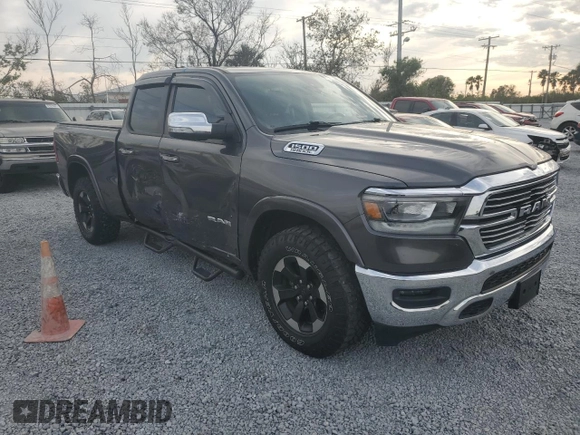 2020 Ram 1500 Laramie with VIN 1C6SRFDTXLN280059, listed as a Copart auction lot 89138865 with 99,114 mi miles and Salvage Title. Bid and sale history available at carsss.com. Image 4.