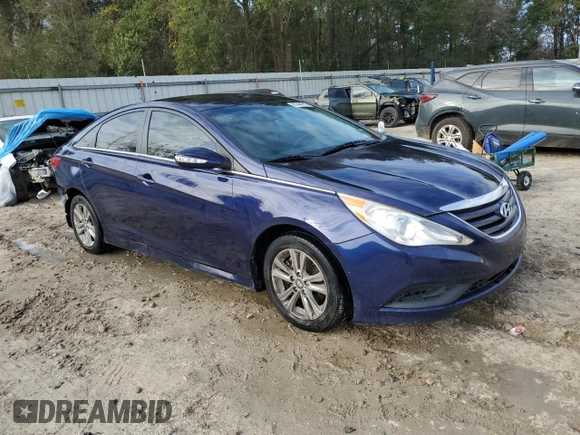 2014 Hyundai Sonata GLS with VIN 5NPEB4AC6EH860818, listed as a Copart auction lot 47444715 with 117,438 mi miles and Non Repairable. Bid and sale history available at carsss.com. Image 4.