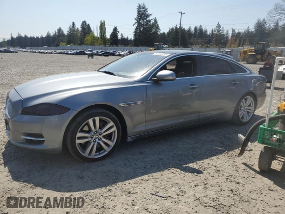 2011 Jaguar XJ with VIN SAJWA2GB2BLV17314, listed as a Copart auction lot 53533495 with 95,899 mi miles and Salvage Title. Bid and sale history available at carsss.com. Image 1.