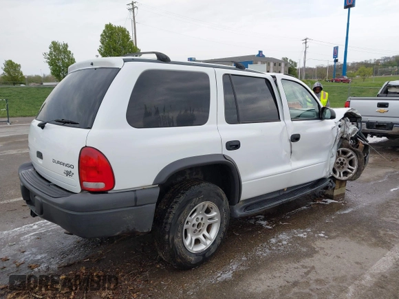 2003 Dodge Durango Sport with VIN 1D4HS38N13F524891, listed as a IAAI auction lot 42027705 with 245,609 mi miles and . Bid and sale history available at DreamBid. Image 4.