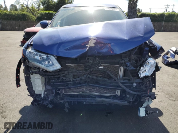 2017 Nissan Rogue S with VIN KNMAT2MVXHP554548, listed as a Copart auction lot 53005245 with 112,515 mi miles and Salvage title. Bid and sale history available at DreamBid. Image 5.