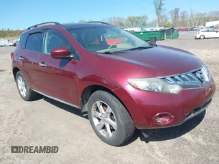 2010 Nissan Murano SL with VIN JN8AZ1MWXAW108935, listed as a IAAI auction lot 42150686 with 163,590 mi miles. Bid and sale history available at carsss.com. Image 1.