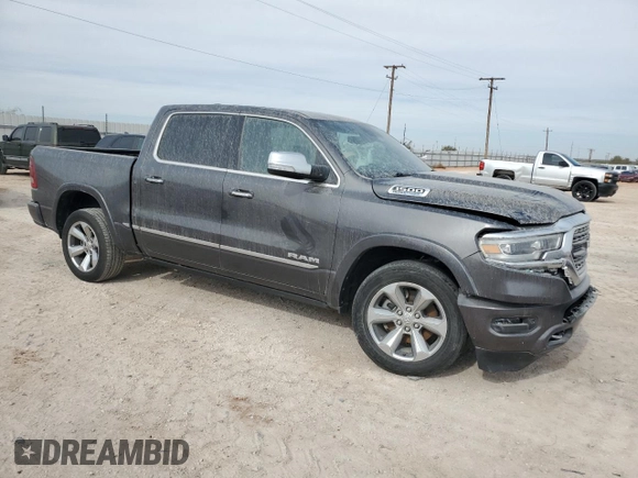 2022 Ram 1500 Limited with VIN 1C6SRFHTXNN384175, listed as a Copart auction lot 76073954 with 18,321 mi miles and Clean title. Bid and sale history available at DreamBid. Image 4.