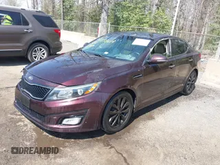 2014 Kia Optima EX with VIN 5XXGN4A70EG266191, listed as a IAAI auction lot 41895612 with 229,472 mi miles and . Bid and sale history available at carsss.com. Image 2.