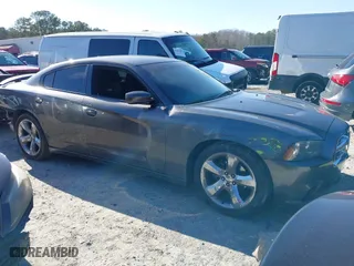 2013 Dodge Charger SXT Plus with VIN 2C3CDXHG3DH654962, listed as a IAAI auction lot 41464690 with 234,241 mi miles. Bid and sale history available at carsss.com. Image 1.
