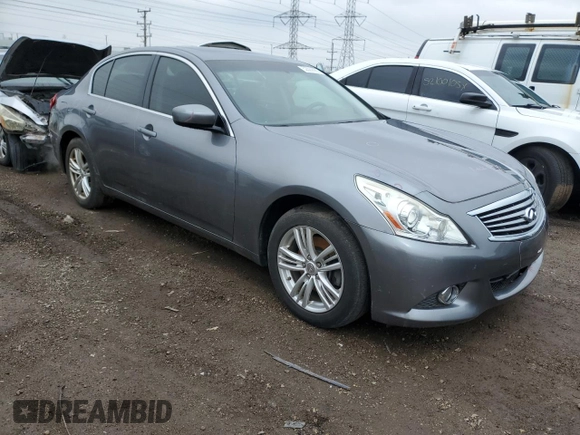 2011 Infiniti G25 Sedan x with VIN JN1DV6AR2BM653043, listed as a Copart auction lot 52509685 with 107,724 mi miles and Salvage Title. Bid and sale history available at carsss.com. Image 4.