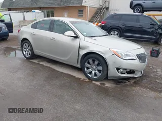 2014 Buick Regal Premium I z VIN 2G4GN5EX4E9323866, wystawiony jako IAAI lot #42072914 z przebiegiem Nie podano mil oraz . Historia ofert i sprzedaży dostępna na DreamBid. Obrazek 1.