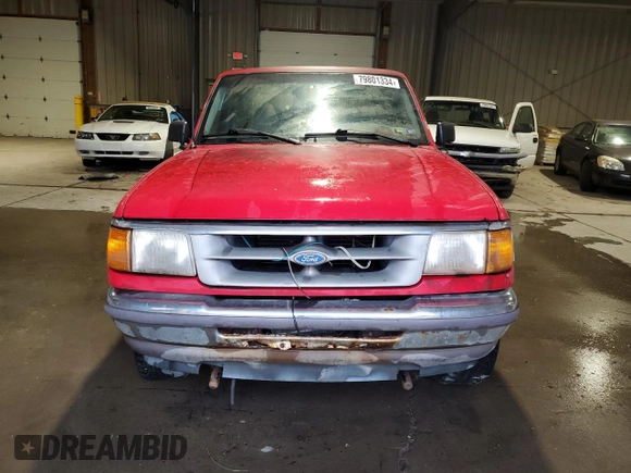 1996 Ford Ranger XLT with VIN 1FTCR15X8TTA17470, listed as a Copart auction lot 79801334 with 156,764 mi miles and Salvage Title. Bid and sale history available at DreamBid. Image 5.