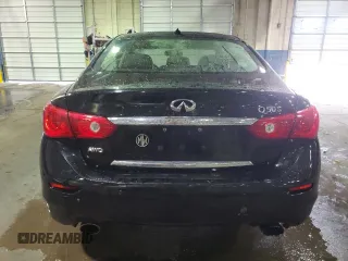 2014 Infiniti Q50 Premium with VIN JN1BV7AR6EM705632, listed as a Copart auction lot 46681505 with 92,869 mi miles and Salvage Title. Bid and sale history available at carsss.com. Image 6.