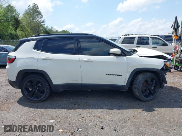 2021 Jeep Compass Altitude with VIN 3C4NJCBB8MT531586, listed as a IAAI auction lot 41941336 with 61,476 mi miles. Bid and sale history available at carsss.com. Image 13.