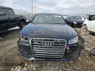 2016 Audi A8 with VIN WAUK3AFD8GN008759, listed as a Copart auction lot 81256324 with 86,244 mi miles and Salvage title. Bid and sale history available at DreamBid. Image 5.
