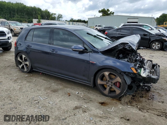 2017 Volkswagen Golf GTI Autobahn with VIN 3VW547AU7HM044801, listed as a Copart auction lot 66106443 with 79,434 mi miles. Bid and sale history available at carsss.com. Image 4.