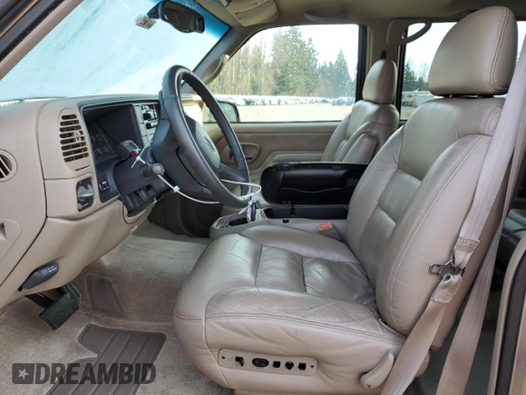 1999 Chevrolet Suburban with VIN 1GNGK26J9XJ518169, listed as a Copart auction lot 89381325 with 53,435 mi miles and Salvage Title. Bid and sale history available at carsss.com. Image 7.